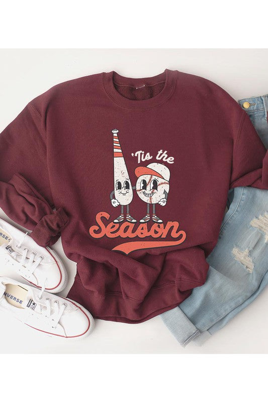 BASEBALL UNISEX FLEECE SWEATSHIRT