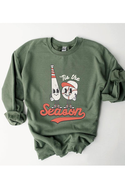 BASEBALL UNISEX FLEECE SWEATSHIRT