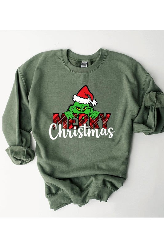 GRINCH UNISEX FLEECE SWEATSHIRT