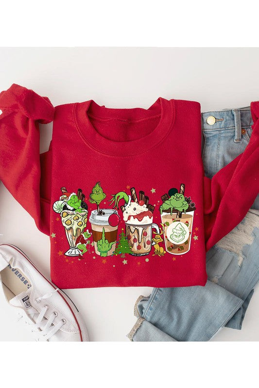 GRINCH UNISEX FLEECE SWEATSHIRT