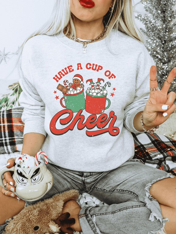 Plus Size Cup of Cheer Sweatshirt