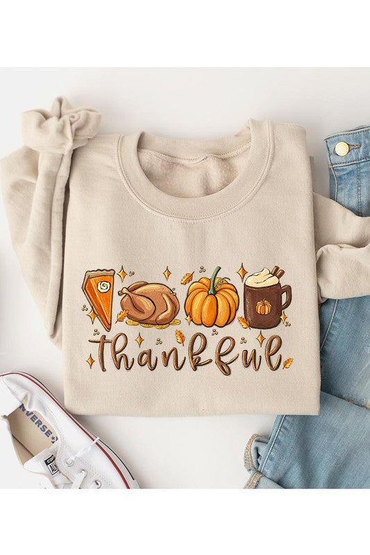 THANKFUL UNISEX FLEECE SWEATSHIRT