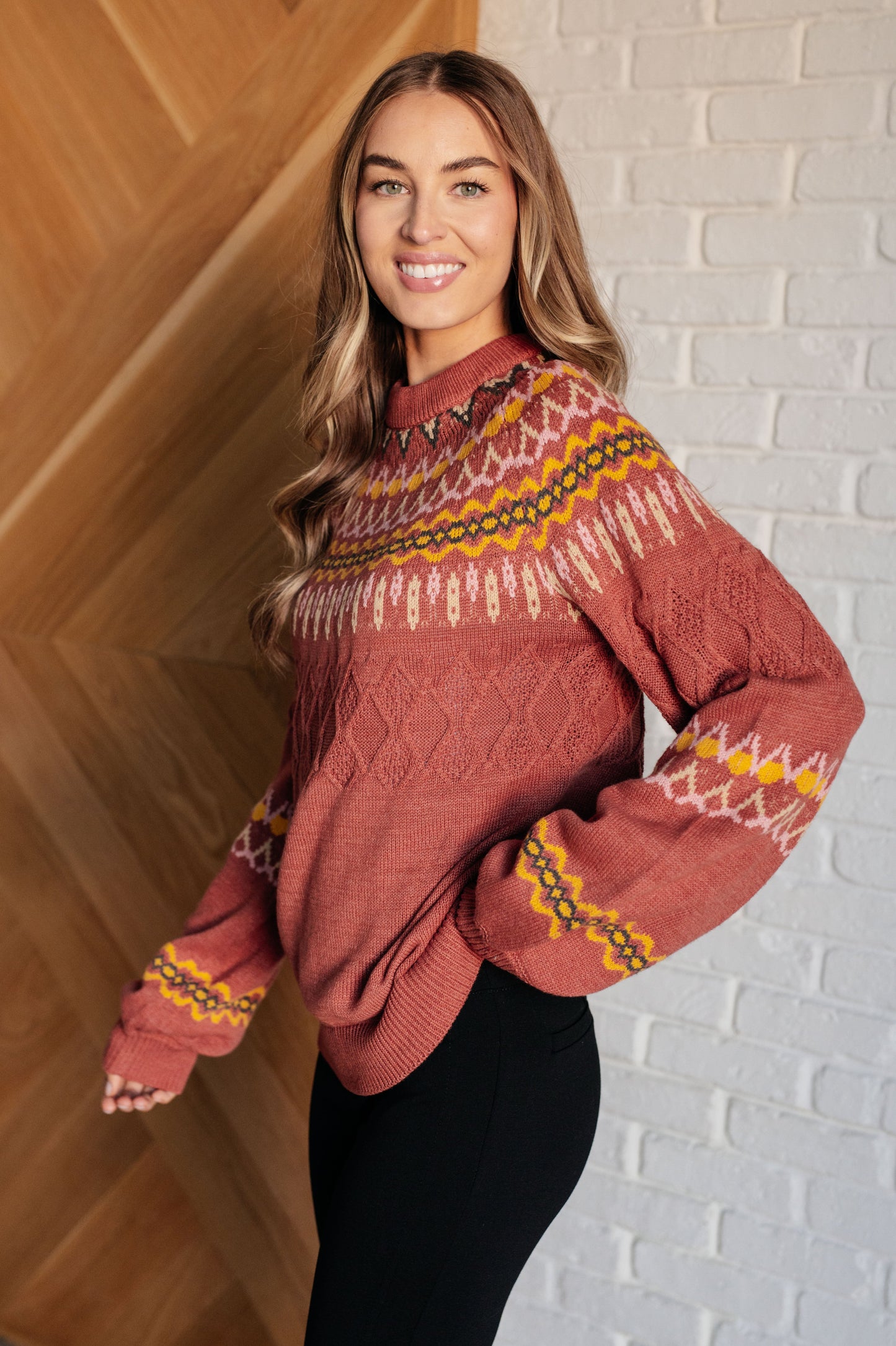 Cozy Fair Isle Sweater