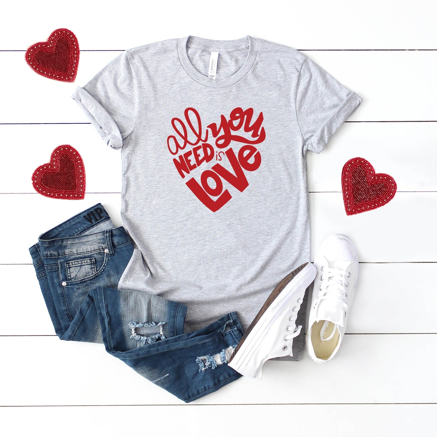 All You Need Is Love | Short Sleeve Graphic Tee