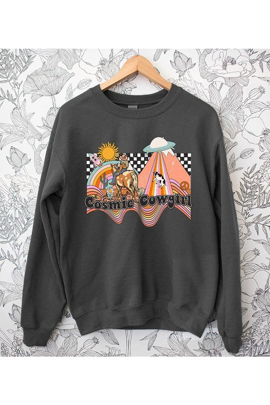 Cosmic Cowgirl Fleece sweatshirt