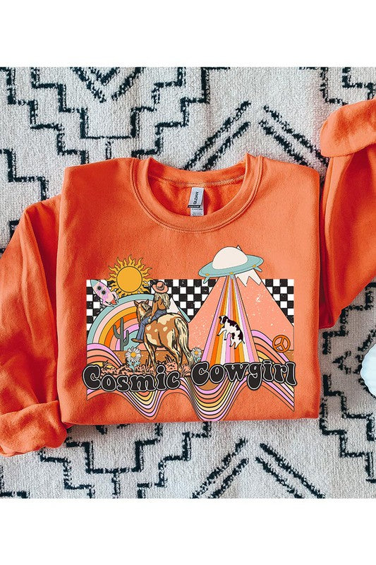 Cosmic Cowgirl Fleece sweatshirt