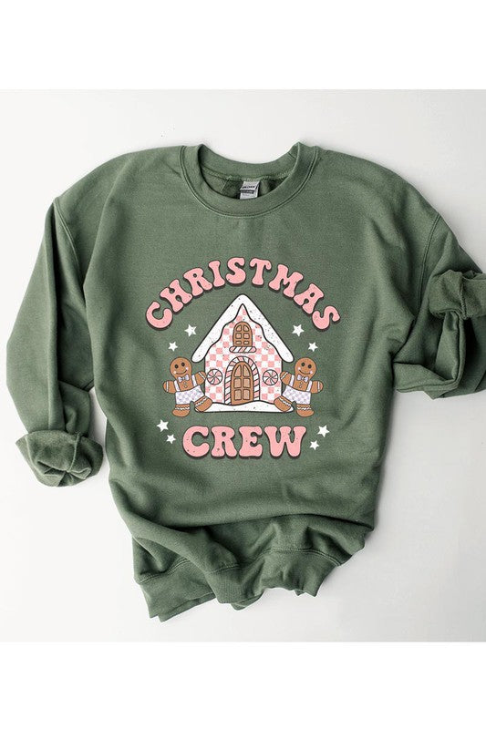 CHRISTMAS CREW UNISEX FLEECE SWEATSHIRT