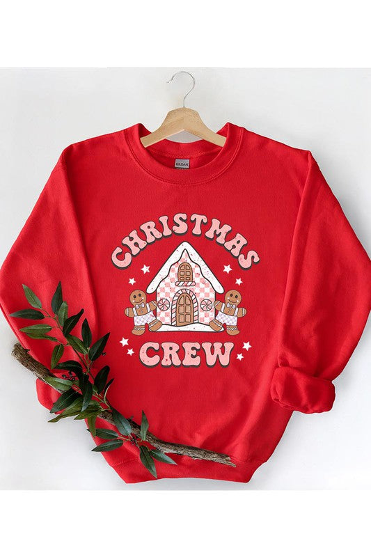 CHRISTMAS CREW UNISEX FLEECE SWEATSHIRT