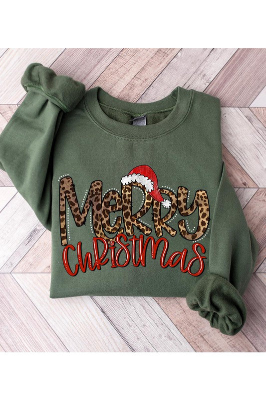 MERRY CHRISTMAS UNISEX FLEECE SWEATSHIRT