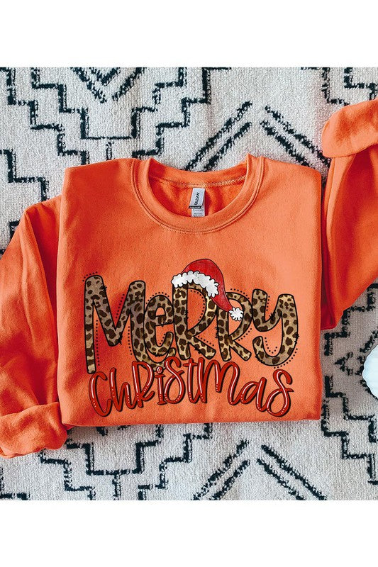 MERRY CHRISTMAS UNISEX FLEECE SWEATSHIRT