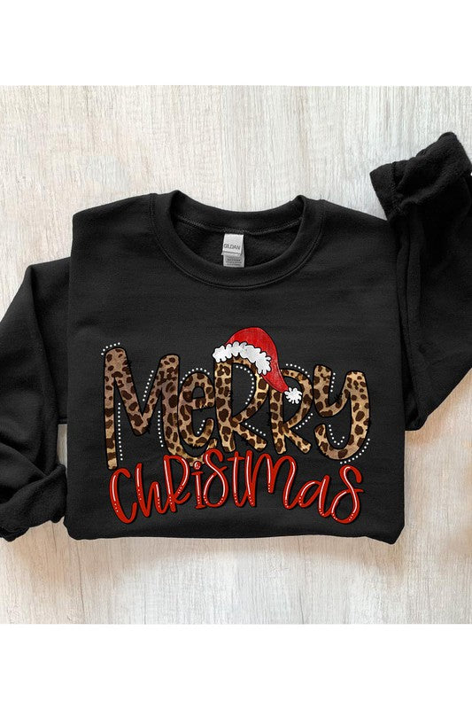 MERRY CHRISTMAS UNISEX FLEECE SWEATSHIRT