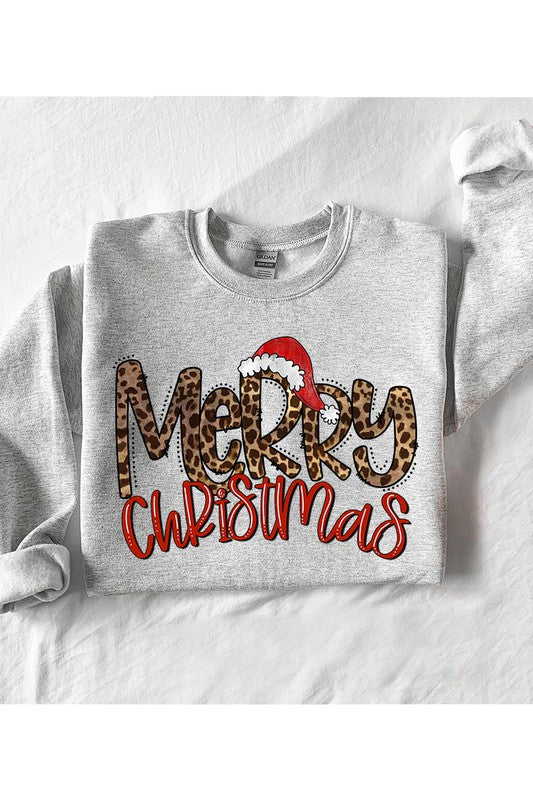 MERRY CHRISTMAS UNISEX FLEECE SWEATSHIRT