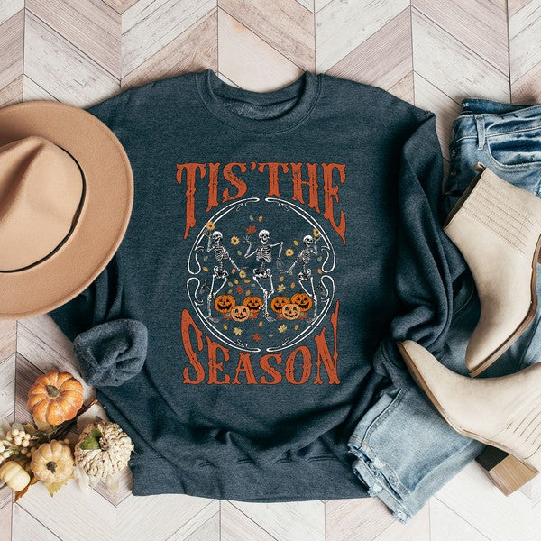 Tis The Season Fall Graphic Sweatshirt w/ Plus Size