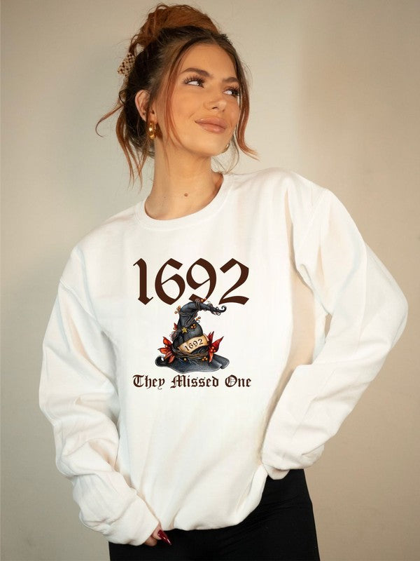 Colorful 1692 They Missed One Crew Sweatshirt