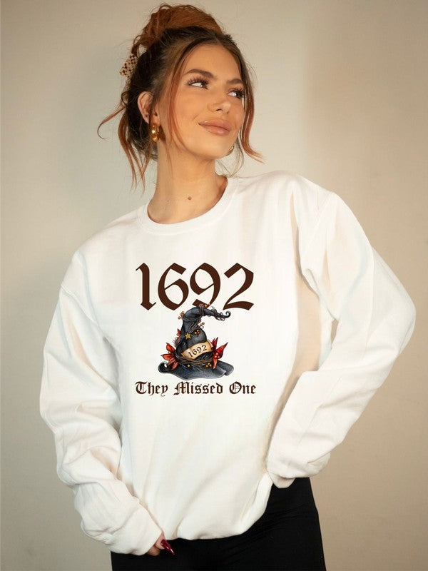 PLUS Colorful 1692 They Missed One Crew Sweatshirt