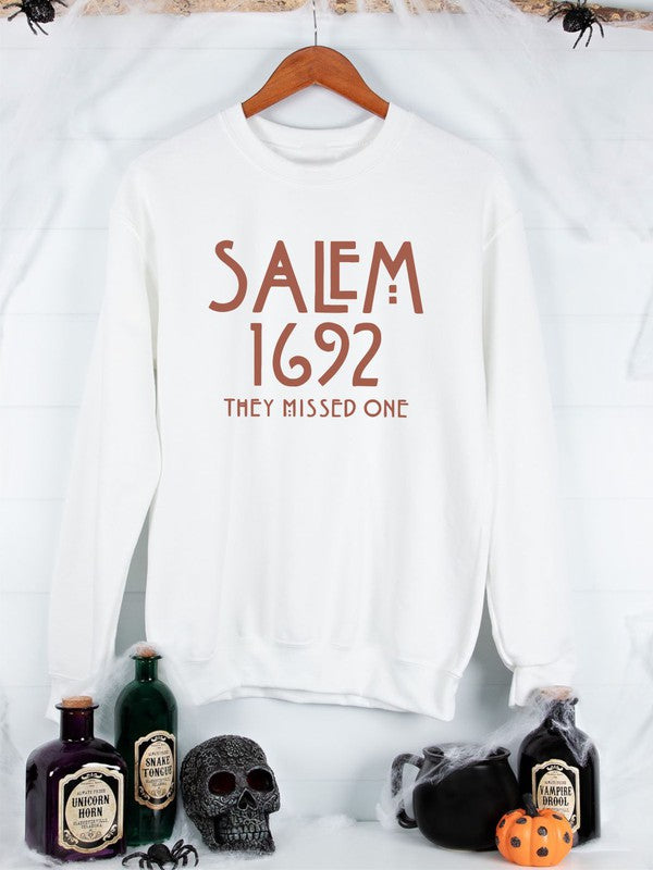 Salem 1692 They Missed One Crew Sweatshirt