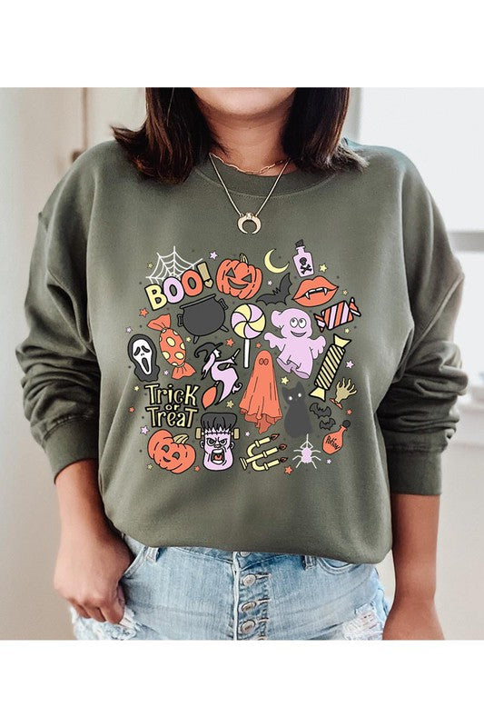 HALLOWEEN UNISEX FLEECE SWEATSHIRT