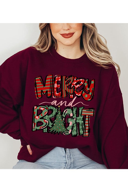 MERRY CHRISTMAS UNISEX FLEECE SWEATSHIRT