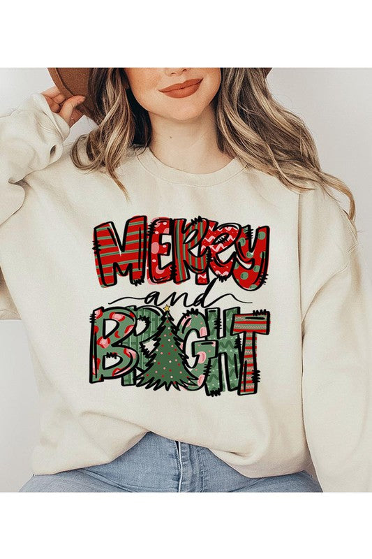 MERRY CHRISTMAS UNISEX FLEECE SWEATSHIRT