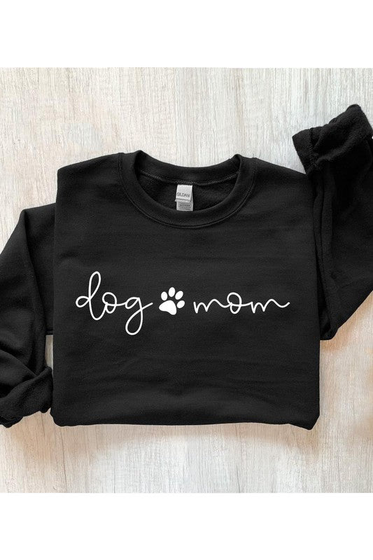 DOG MOM FLEECE SWEATSHIRT