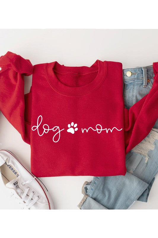 DOG MOM FLEECE SWEATSHIRT