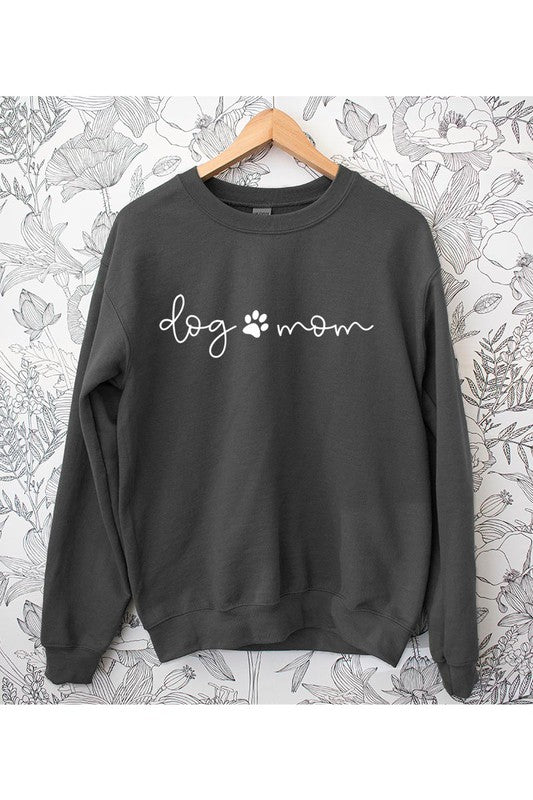 DOG MOM FLEECE SWEATSHIRT