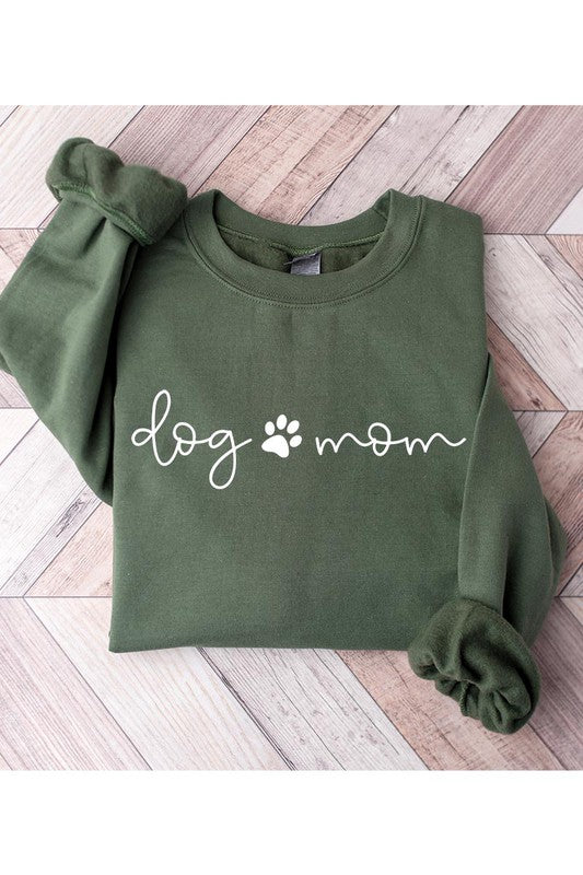 DOG MOM FLEECE SWEATSHIRT