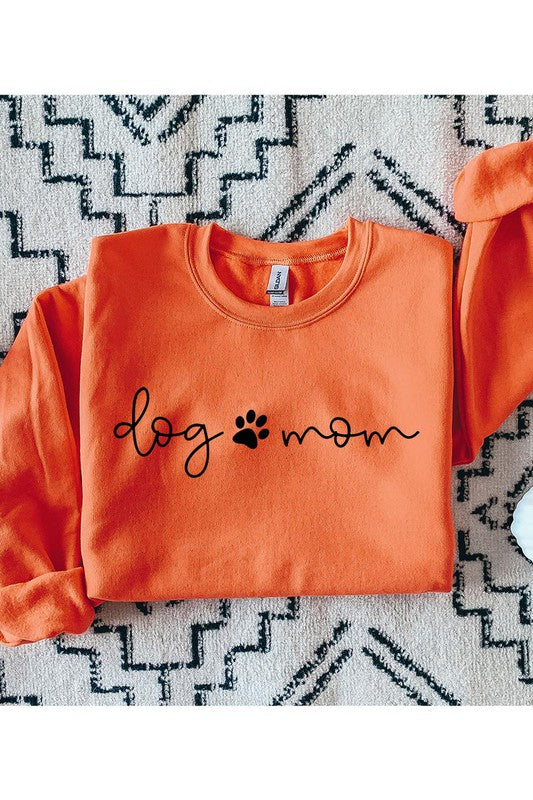 DOG MOM FLEECE SWEATSHIRT