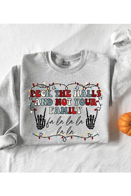 Deck the Halls Fleece Sweatshirt