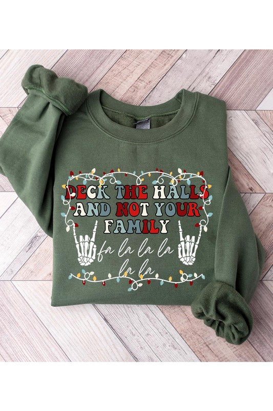 Deck the Halls Fleece Sweatshirt