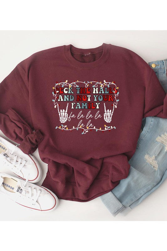 Deck the Halls Fleece Sweatshirt