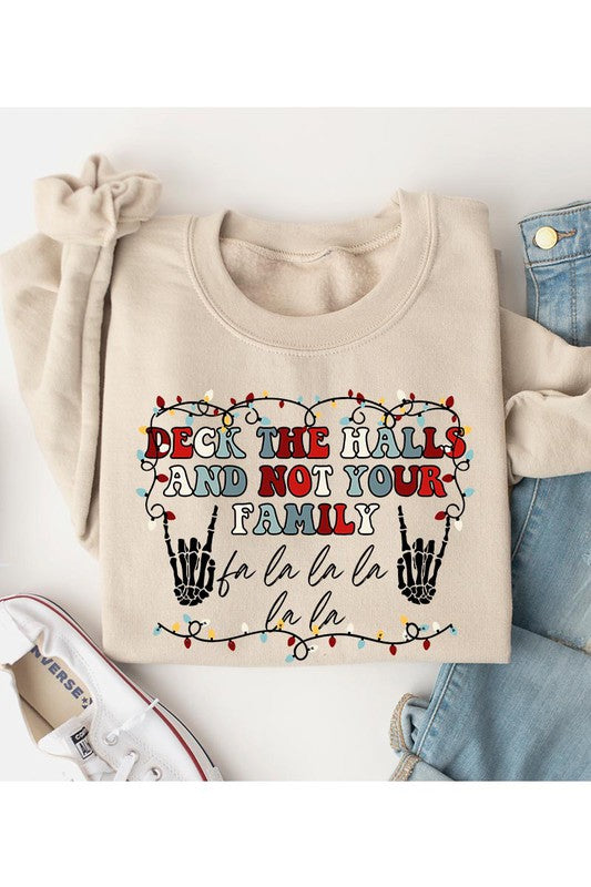 Deck the Halls Fleece Sweatshirt