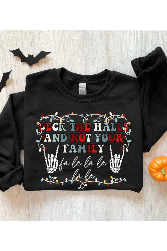 Deck the Halls Fleece Sweatshirt