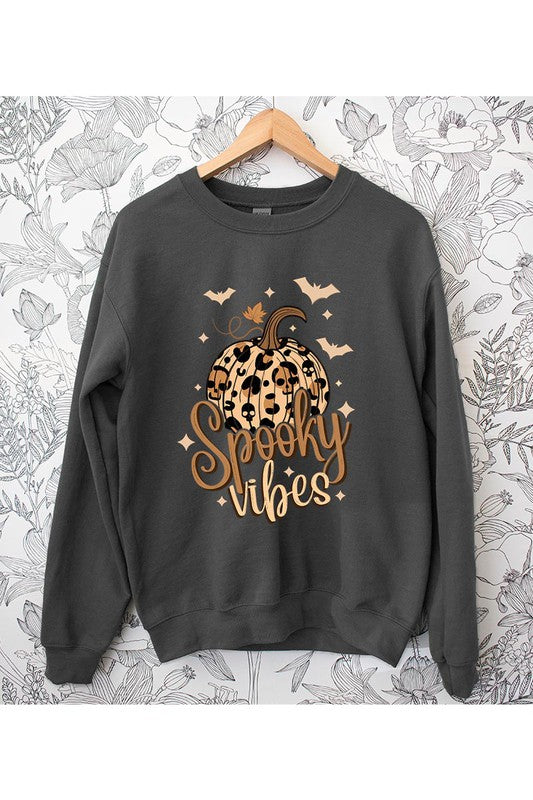 Spooky Pumpkin Fleece Sweatshirt