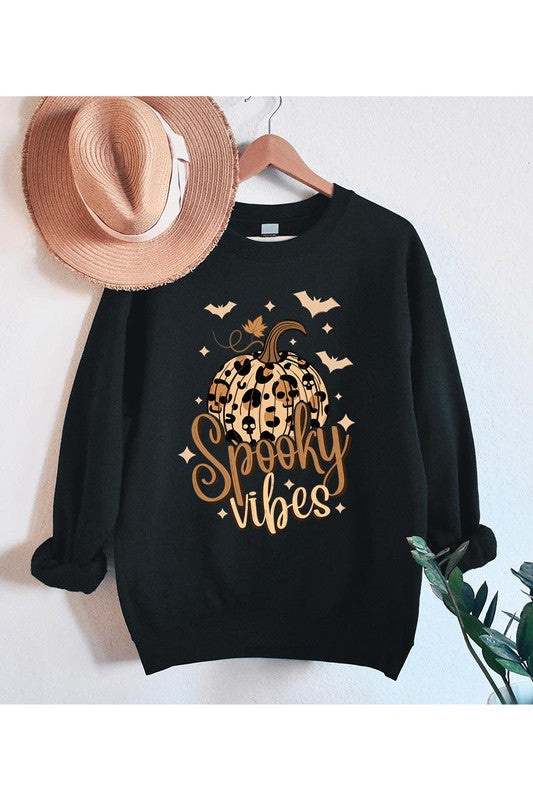 Spooky Pumpkin Fleece Sweatshirt