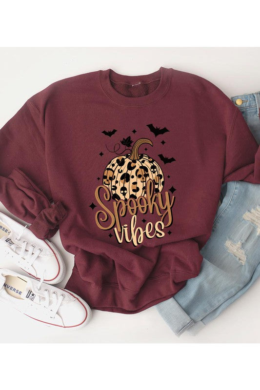 Spooky Pumpkin Fleece Sweatshirt