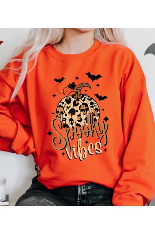 Spooky Pumpkin Fleece Sweatshirt