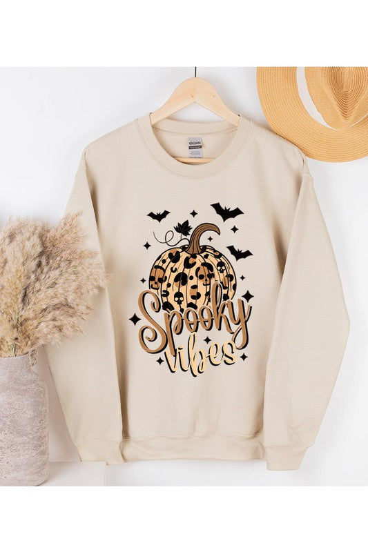 Spooky Pumpkin Fleece Sweatshirt