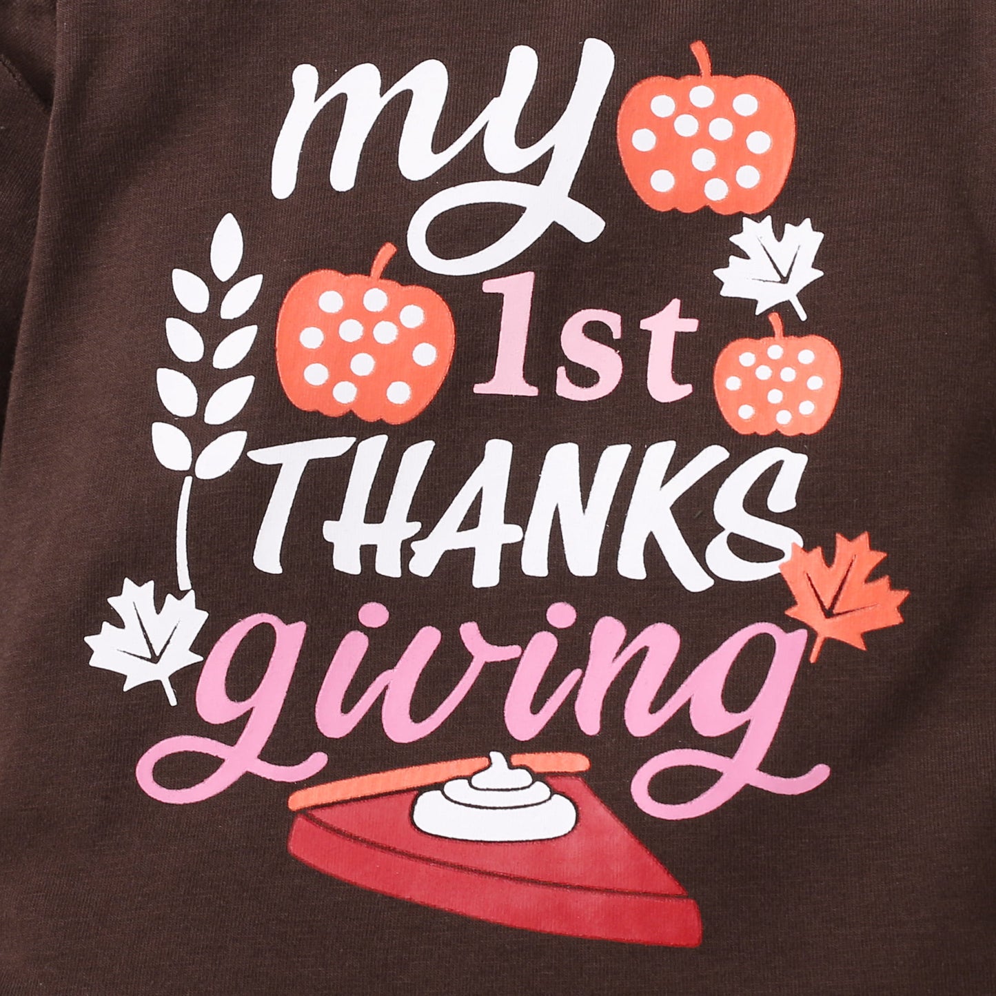 MY 1ST THANKSGIVING Graphic Bodysuit and Pants Set