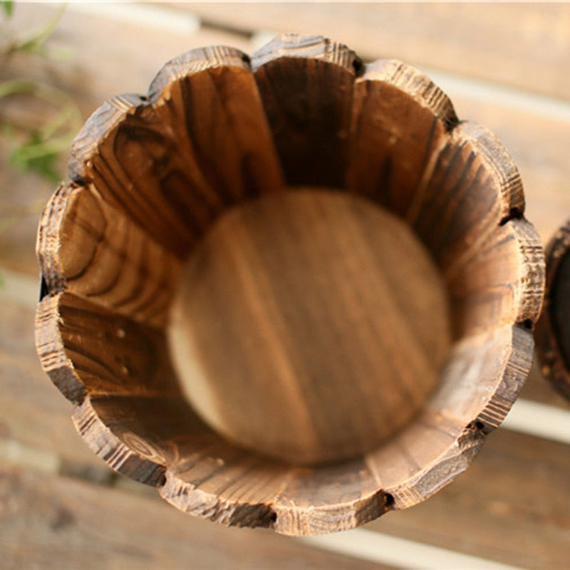 Vintage Wood Bucket