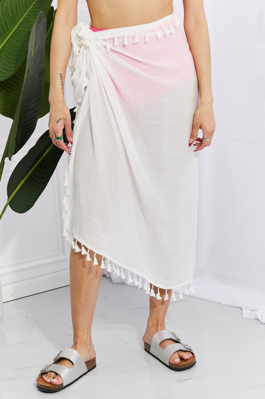 Swim Relax and Refresh Tassel Wrap Cover-Up